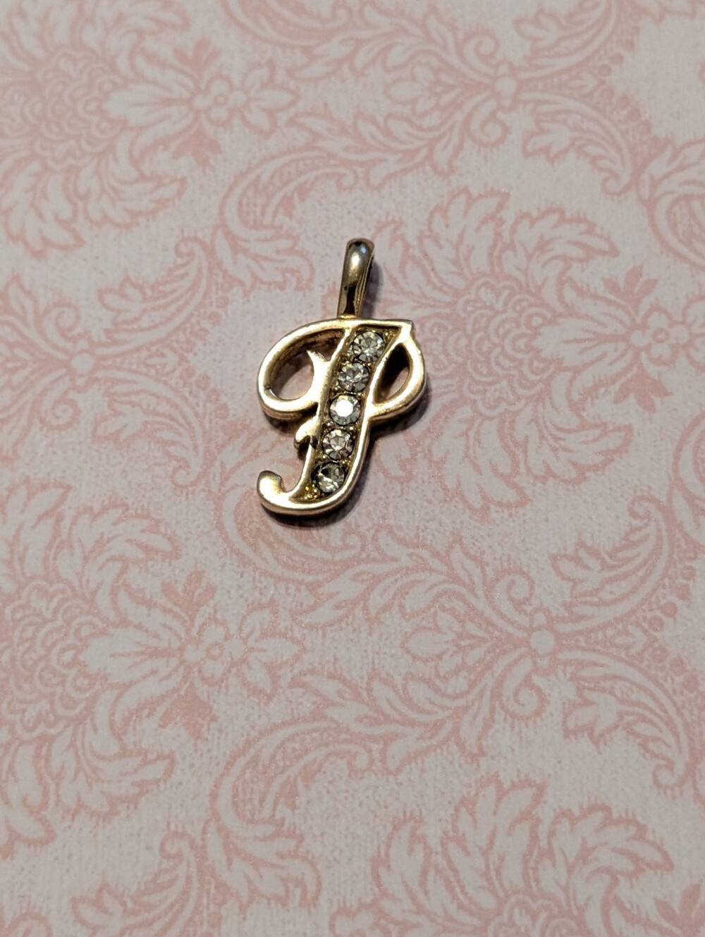 P Script Adorned Pendant
